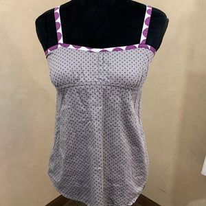 Roxy purple and gray tank top